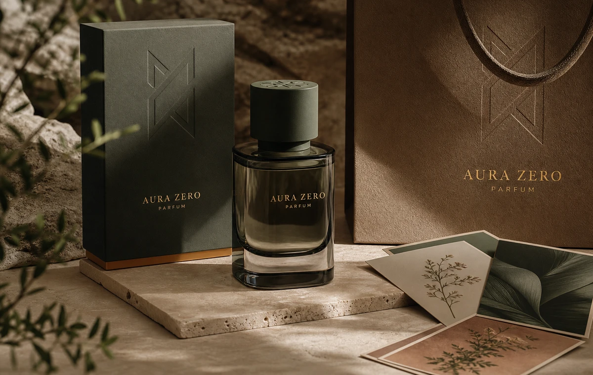 Aura Zero Parfum — Branding